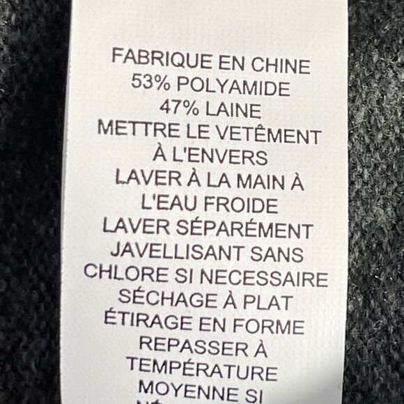 Kate Spade Do Wonders Francois Crystal Embellished Grey Wool Blend Sweat… - Picture 7 of 9